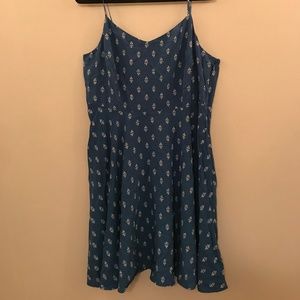 *NEW* Old Navy Teal Patterned Sun Dress